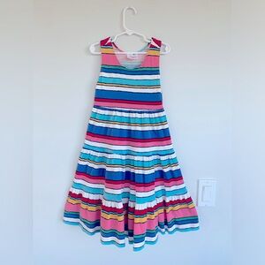 Hanna Andersson Girl's Cotton Knit Stripe Twirl Dress- Size US 6/130 cm